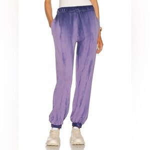 COTTON CITIZEN Brooklyn Sweatpant Sweats Purple tie-dye XS joggers boyfriend